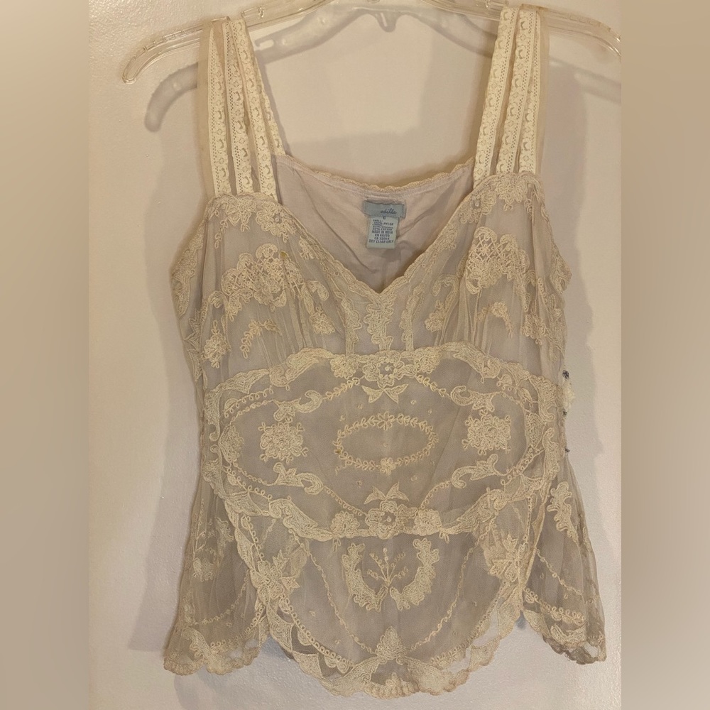 Gorgeous antique lace top from Anthropologie
